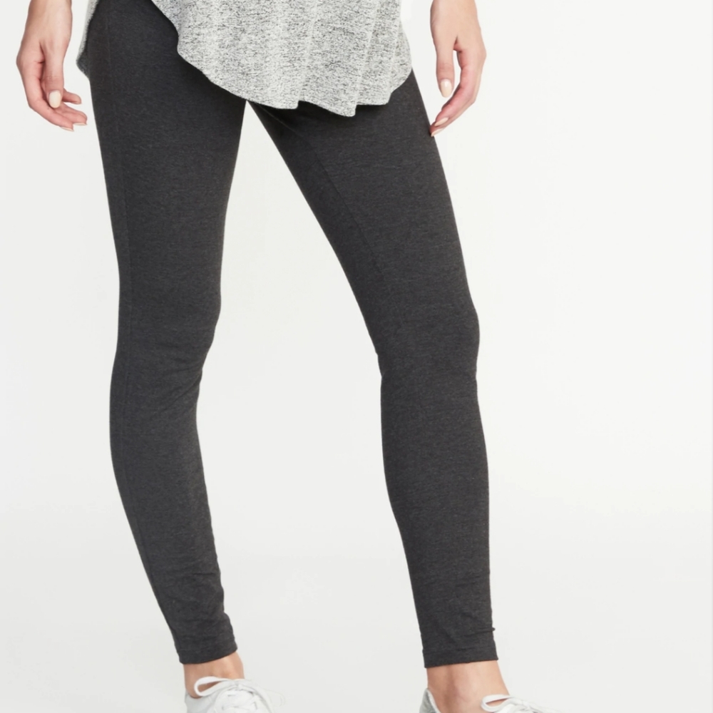 Maternity Full-Panel Jersey Leggings
